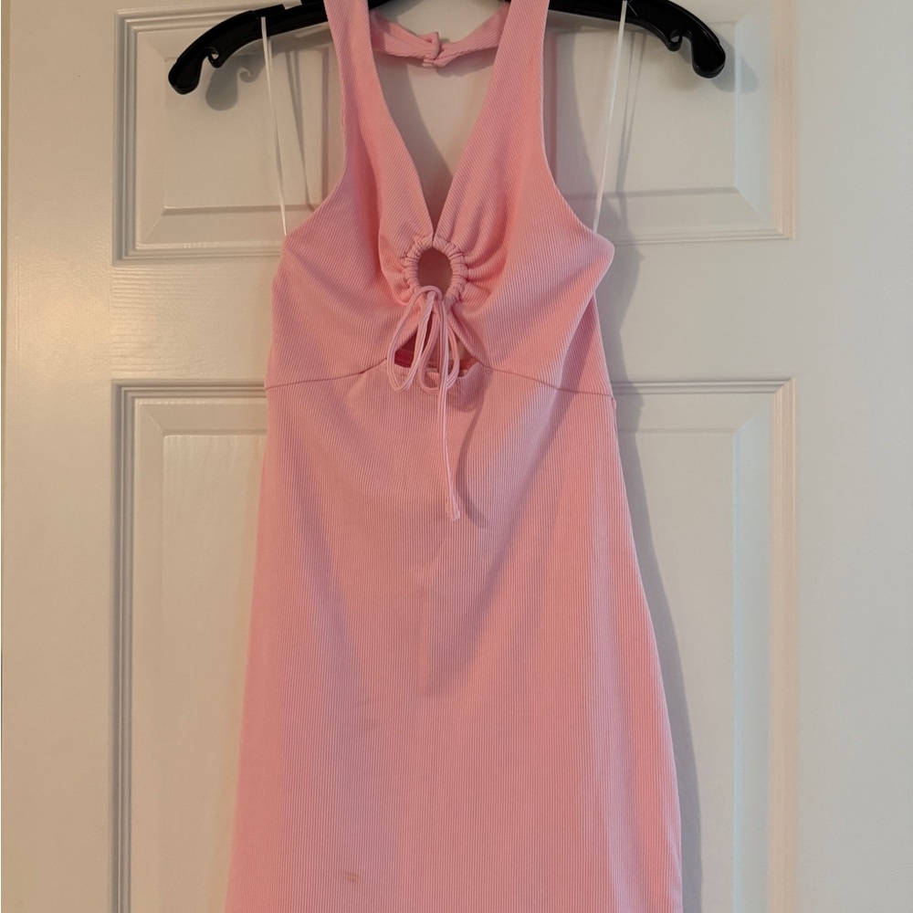 Princess Polly Light Pink Halter Dress